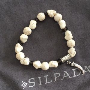 Silpada Fossil Flecks Stretch Bracelet
